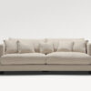 acheter Canapé 3 places tissu texturé beige Calvi - 232x114x81/43cm - FRANCE CANAPÉ ®