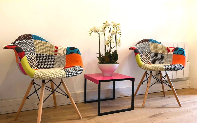 chaise couleur