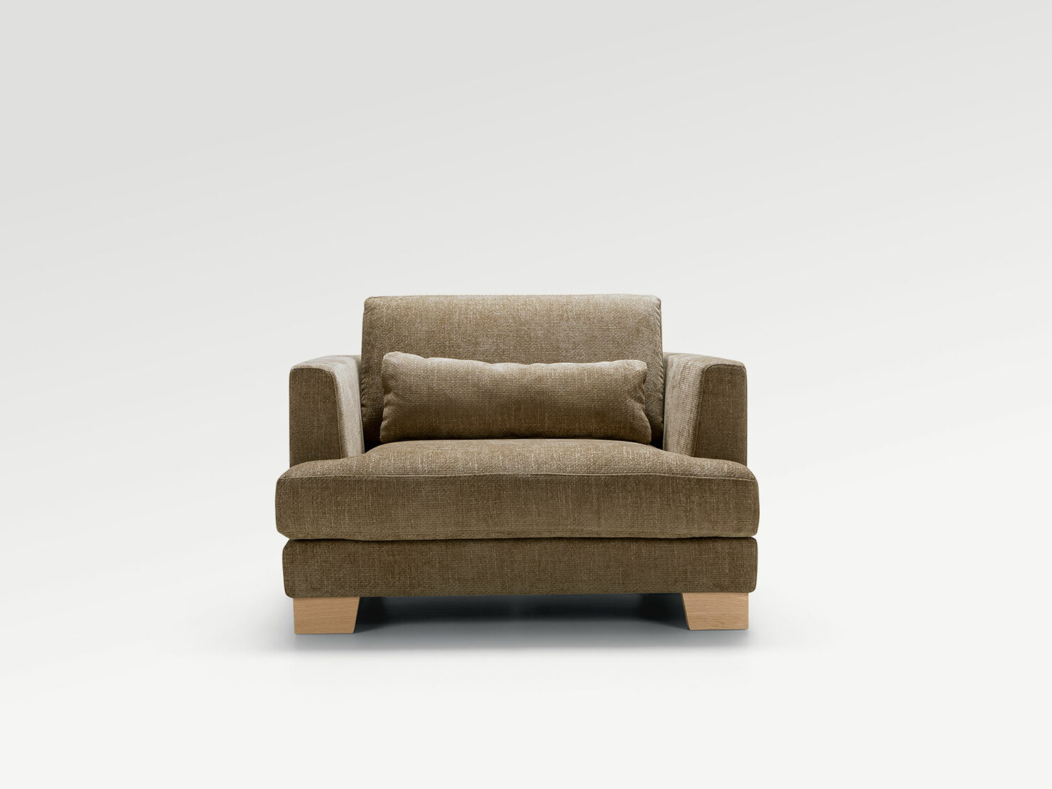 acheter Fauteuil tissu chenille 2 teddy brown Beaugrenelle - 120x108x83cm - FRANCE CANAPÉ ®
