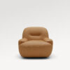 acheter Fauteuil cuir latte URVILLE - 88x80x74cm - FRANCE CANAPÉ ®