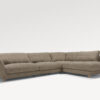 acheter Canapé d'angle tissu uni 2 (24) flax Vincennes - 348x230x81cm - FRANCE CANAPÉ ®