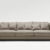 acheter Canapé 4 places tissu texturé 3 (TN7N7) beige Calvi - 270x114x81/43cm - FRANCE CANAPÉ ®