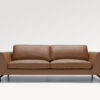 acheter Canapé 3 places cuir 7 brown Haussmann - 220x98x80cm - FRANCE CANAPÉ ®