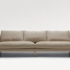 acheter Canapé 4 places tissu uni 1 light beige  Batignolles - 277x102x84cm - FRANCE CANAPÉ ®