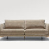 acheter Canapé 3 places tissu chenille 2 cold beige Carnavalet (coussins placés) - 215x99x86cm - FRANCE CANAPÉ ®