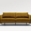 acheter Canapé 3 places tissu texturé 1 (38ac) mustard Carnavalet (coussins placés) - 215x99x86cm - FRANCE CANAPÉ ®