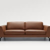 acheter Canapé 3 places cuir 8 cognac Haussmann - 220x98x80cm - FRANCE CANAPÉ ®