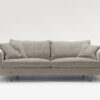 acheter Canapé 3 places tissu chenille 2 light grey Jayac - 216x86x81/47cm - FRANCE CANAPÉ ®
