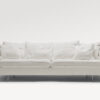 acheter Canapé 3 places xl tissu chenille 1 off-white Jayac - 232x86x81cm - FRANCE CANAPÉ ®