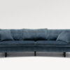 acheter Canapé 3 places xl tissu chenille 11 (2oe2bk) d.blue Jayac - 232x86x81cm - FRANCE CANAPÉ ®