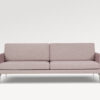 acheter Canapé 3 places tissu uni 2990 powder pink Lavandou - 226x92x82cm - FRANCE CANAPÉ ®