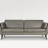 acheter Canapé 3 places cuir grey Mabillon - 220x87x84cm - FRANCE CANAPÉ ®