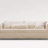 acheter Canapé 3 places tissu uni 1419 natur Lacanau - 230X107X84cm - FRANCE CANAPÉ ®
