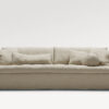 acheter Canapé 4 places tissu uni 2 (24) flax Lacanau - 270X107X84cm - FRANCE CANAPÉ ®