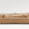 acheter Canapé 4 places tissu chenille 4 caramel Lacanau - 270X107X84cm - FRANCE CANAPÉ ®