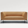 acheter Canapé 2 places cuir latte LEVALLOIS - 182x89x75cm - FRANCE CANAPÉ ®