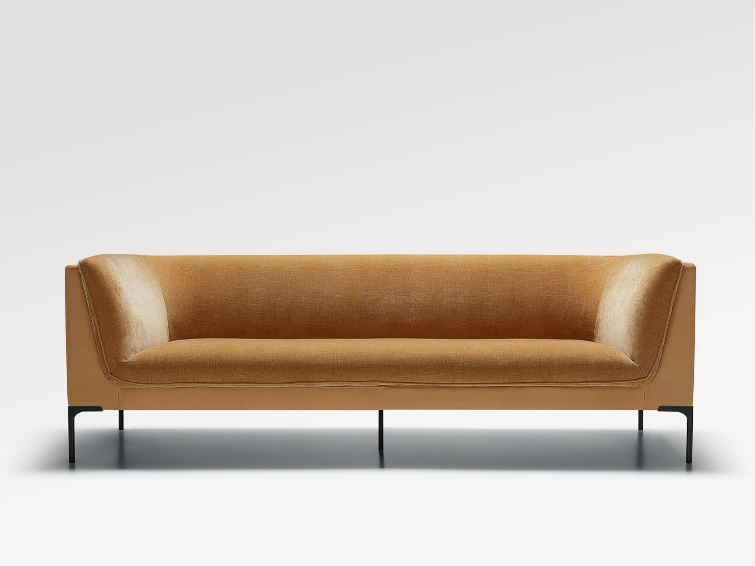 acheter Canapé 3,5 places tissu chenille 4 caramel LEVALLOIS - 232x89x75cm - FRANCE CANAPÉ ®
