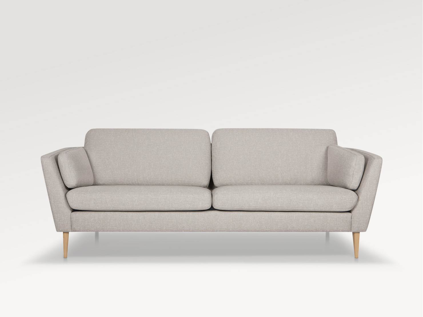 acheter Canapé 3 places tissu texturé 4 (j7q7) l.grey Mabillon - 220x87x84cm - FRANCE CANAPÉ ®