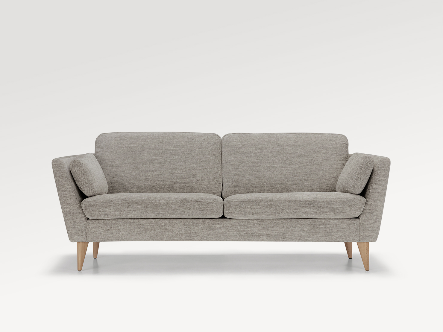 Petit Canapé 2,5 Places Mabillon en Tissu Gris
