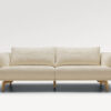 acheter Canapé 3 places tissu chenille 1 cream MÉDAN - 223x91x82cm - FRANCE CANAPÉ ®