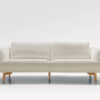 acheter Canapé 3 places tissu chenille 1 off-white MÉDAN - 223x91x82cm - FRANCE CANAPÉ ®