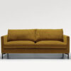 acheter Canapé 2,5 places tissu texturé 1 (38ac) mustard Menton - 196x92x82cm - FRANCE CANAPÉ ®