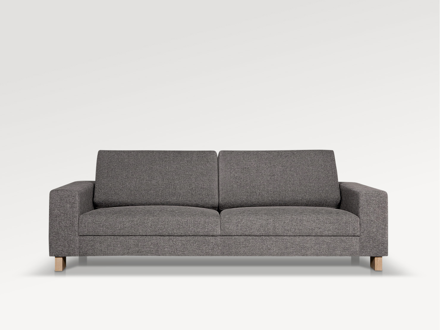acheter Canapé 3 places tissu texturé 6 (j7bt) grey Monte-Carlo 90 - 220x102x78cm - FRANCE CANAPÉ ®