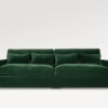 acheter Canapé 4 places velours 26 forest green Odeon - 271x126x80cm - FRANCE CANAPÉ ®
