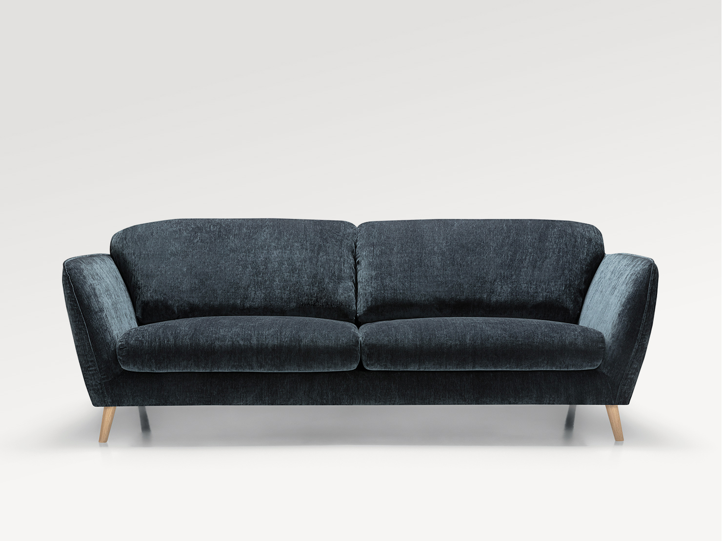 acheter Canapé 3 places tissu uni 9 (p322-6300-613) d.blue Suffren - 227x102x85cm - FRANCE CANAPÉ ®