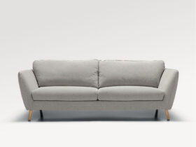 acheter Canapé 3 places tissu texturé 4 (j7q7) l.grey Suffren - 227x102x85cm - FRANCE CANAPÉ ®