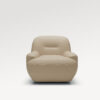 acheter Fauteuil cuir natur URVILLE - 88x80x74cm - FRANCE CANAPÉ ®