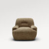 acheter Fauteuil tissu chenille 2 teddy brown URVILLE - 88x80x74cm - FRANCE CANAPÉ ®