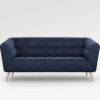 acheter Canapé 2 places velours 334/21 dark blue Cabara - 173x91x75cm - FRANCE CANAPÉ ®