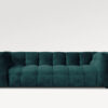 acheter Canapé 3 places velours côtelé 242 /70 DARK GREEN Marly - 236x105x68cm - FRANCE CANAPÉ ®