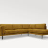acheter Canapé angle tissu texturé 1 (38ac) mustard Saint-Tropez - 281/218x98x80cm - FRANCE CANAPÉ ®