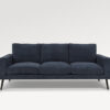 acheter Canapé 3 places tissu chenille 05 Blue  Balignac - 212x94,5x86cm - FRANCE CANAPÉ ®