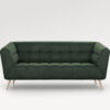 acheter Canapé 2 places velours côtelé 242 /70 DARK GREEN Cabara - 173x91x75cm - FRANCE CANAPÉ ®