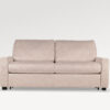 Canapé convertible velours beige Cambronne - 195x92x97cm - FRANCE CANAPÉ