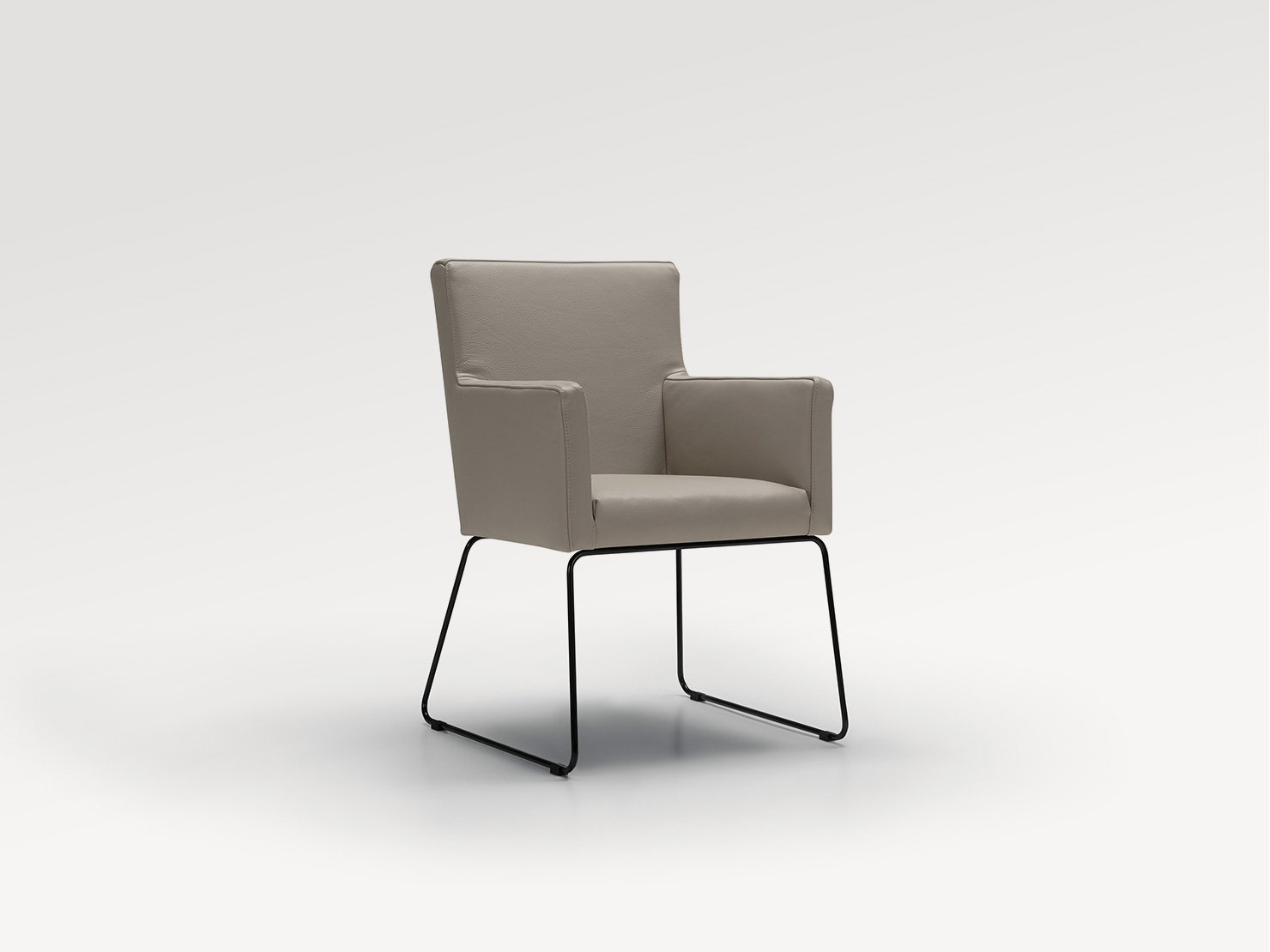 acheter Chaise cuir 1 l.beige Rambuteau - 60x60x89/49cm - FRANCE CANAPÉ ®