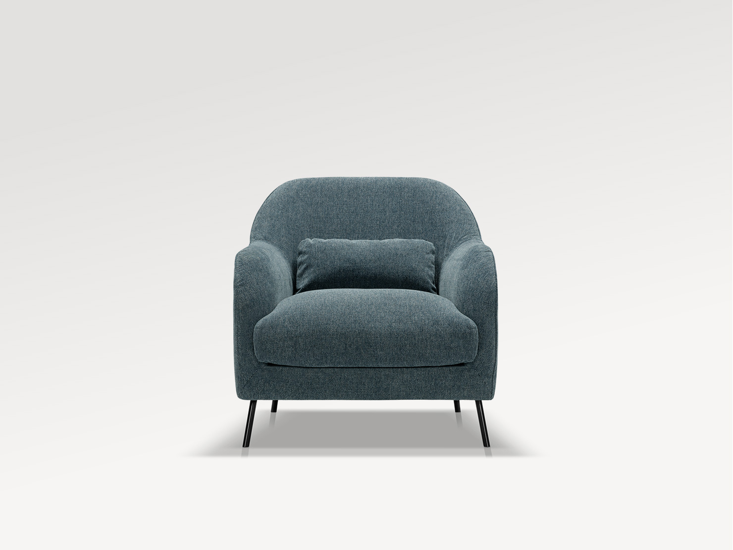 acheter Fauteuil tissu chenille 12 midnight blue Annecy - 82x91x85cm - FRANCE CANAPÉ ®