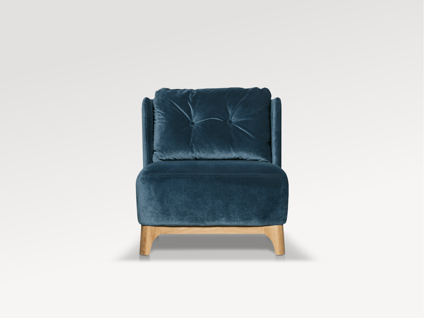 acheter Fauteuil velours 12 navy blue Aurillac - 71x74x78cm - FRANCE CANAPÉ ®