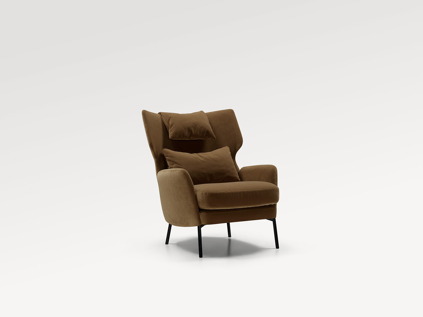 acheter Fauteuil velours 22 teddy brown Garibaldi - 79x93x93cm - FRANCE CANAPÉ ®