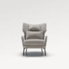 acheter Fauteuil velours 4 l.grey Garibaldi - 79x93x93cm - FRANCE CANAPÉ ®