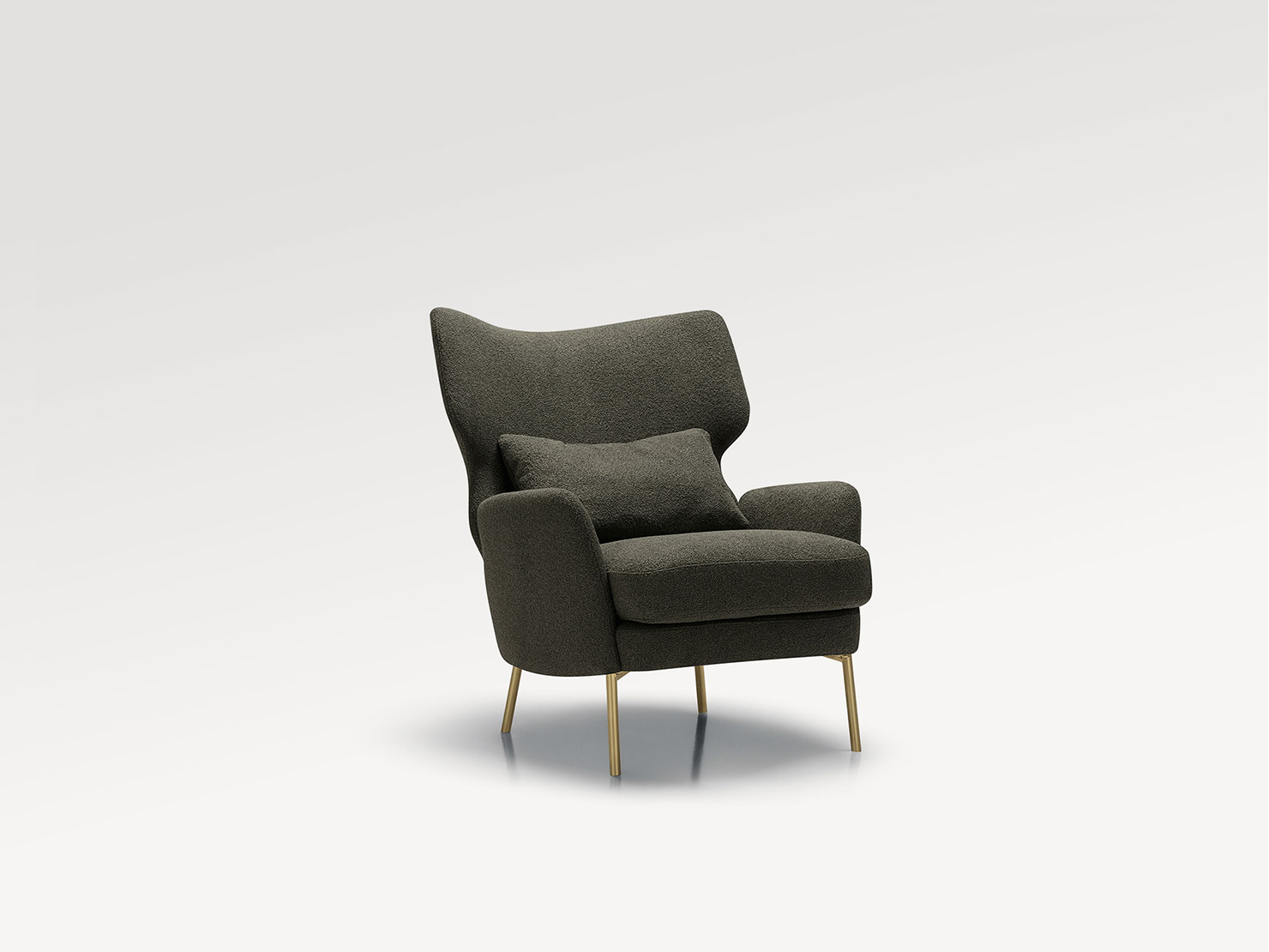 acheter Fauteuil tissu chenille 13 forest green Garibaldi - 79x93x93cm - FRANCE CANAPÉ ®