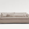 Canapé 3 places Lacanau en Tissu Beige Clair