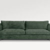 acheter Canapé 3 places velours 350/70 DARK GREEN La Muette - 215x102x88cm - FRANCE CANAPÉ ®
