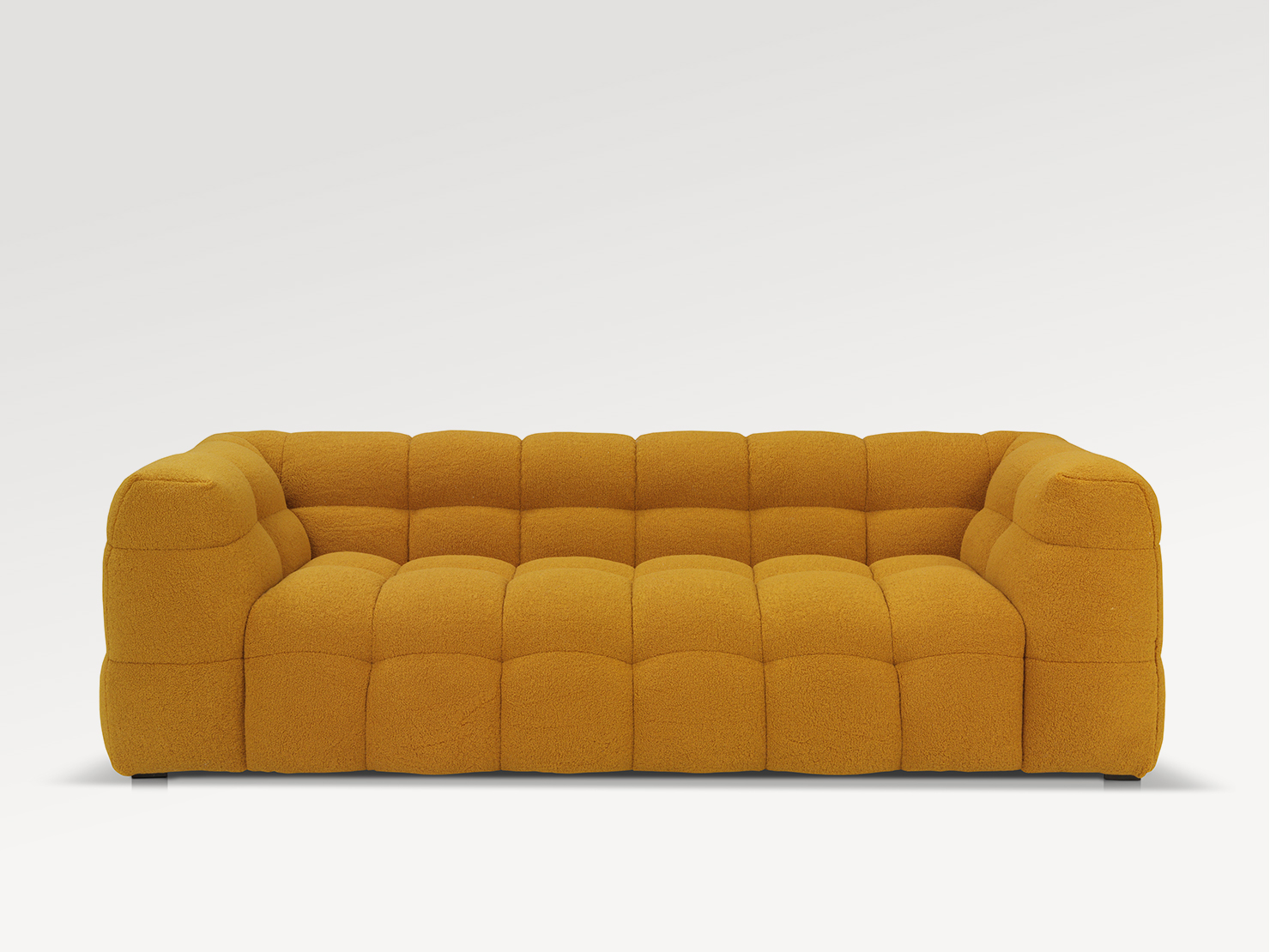 acheter Canapé 3 places tissu chiné 07 Yellow  Marly - 236x105x68cm - FRANCE CANAPÉ ®