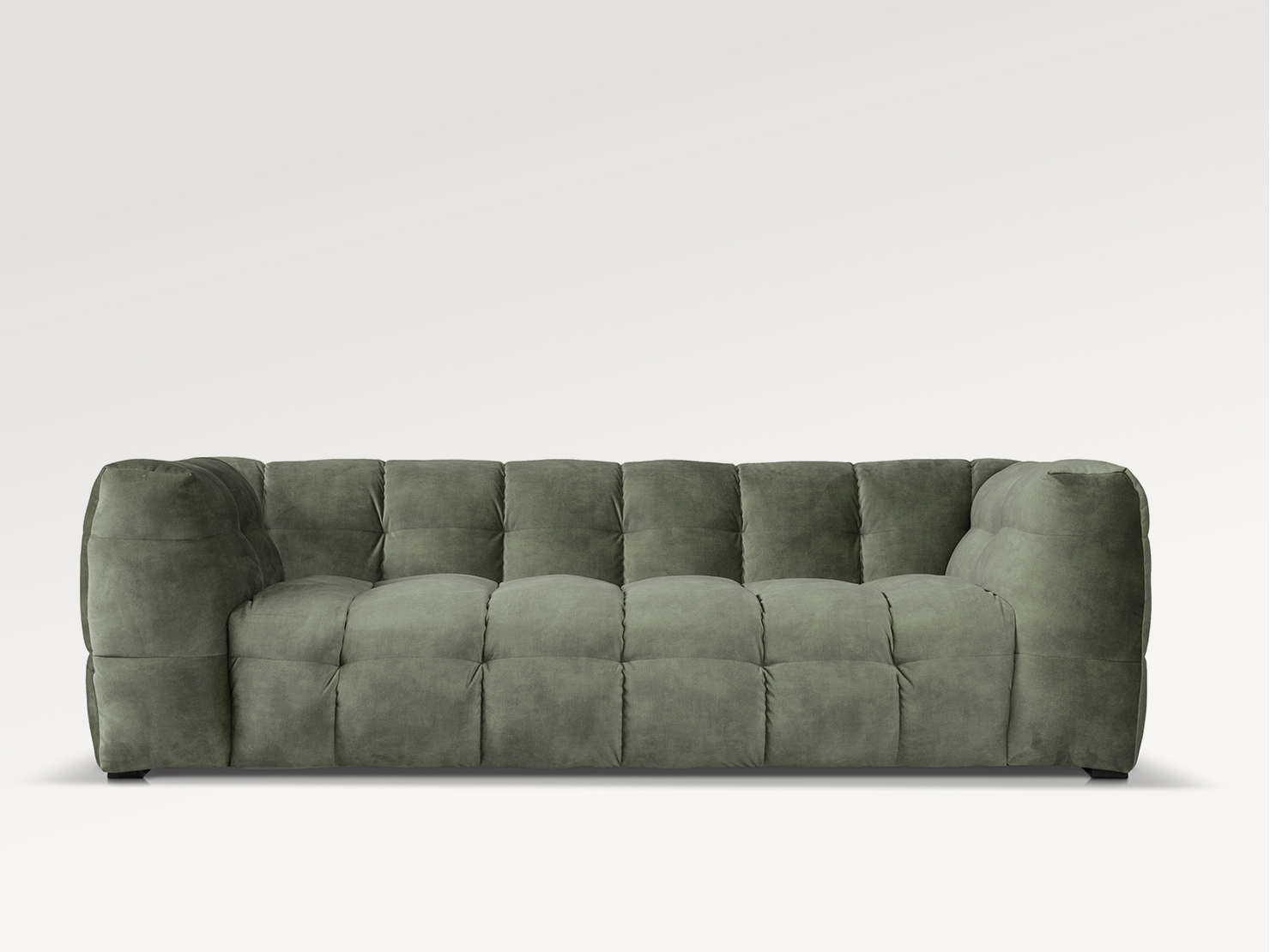 acheter Canapé 3 places velours côtelé 242 /70 DARK GREEN Marly - 236x105x68cm - FRANCE CANAPÉ ®