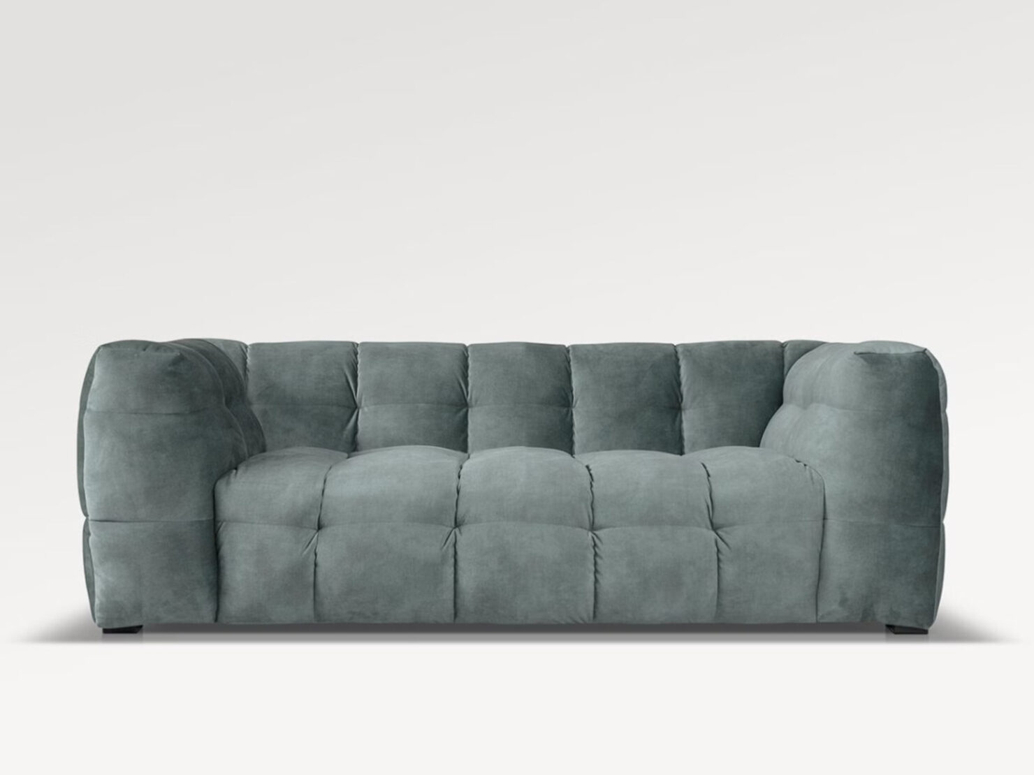 acheter Canapé 2 places velours 334/58 Light blue  Marly - 208x105x68cm - FRANCE CANAPÉ ®
