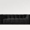 acheter Canapé 3 places velours 334/02 black Marly - 236x105x68cm - FRANCE CANAPÉ ®